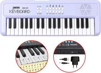 Jwin CMK-1237 37 Tuşlu Elektronik Org (Etiket. Adaptör Hediye) - Mor