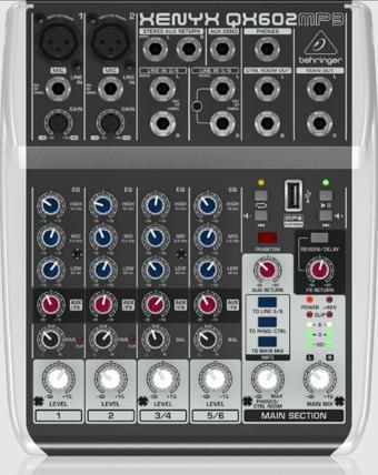 Behringer QX602MP3 6 Kanal Analog Mikser