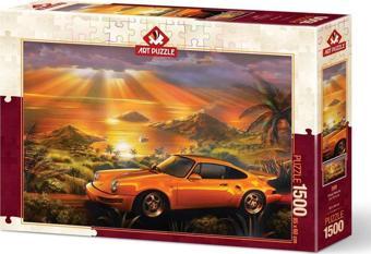 Art Puzzle 1500 Parça Puzzle Sarı Porsche 5406