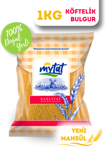 Mytat Doğal Yerli Üretim Köftelik Bulgur 1 kg