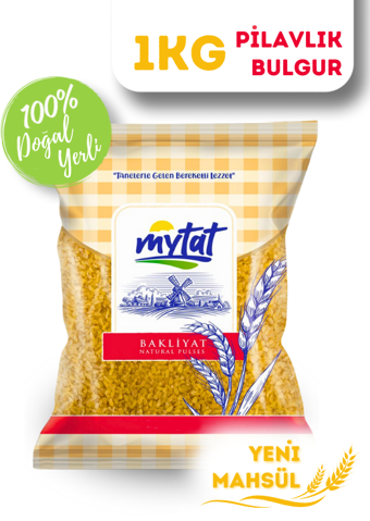 Mytat Doğal Yerli Üretim Pilavlık Bulgur 1 kg