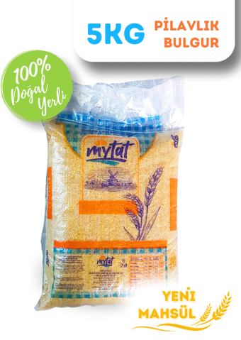 Mytat Doğal Yerli Üretim Pilavlık Bulgur 5 kg (ÇUVAL)