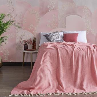 Miabella Home Çift Kişilik Damla Desen Pike - Yatak Örtüsü