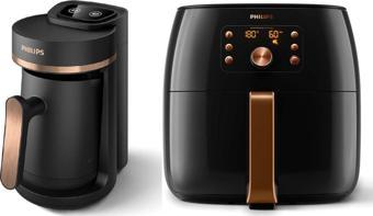 Philips Bxa0014 (Hda150/60 Türk Kahvesi + Hd9867/90) Premium Airfryer Xxl Fritöz