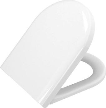 85-003-009-Vitra İntegra Round Universal Klozet Kapağı Duroplast -Üsten Sıkmalı Yavaş Kapanır - Beyaz