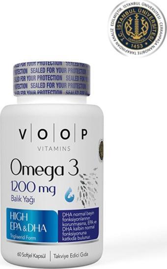 Voop Omega 3 Balık Yağı 1200 Mg 60 Kapsül