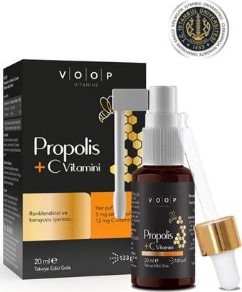 Voop Propolis + C Vitamini Sprey-damla 20 Ml