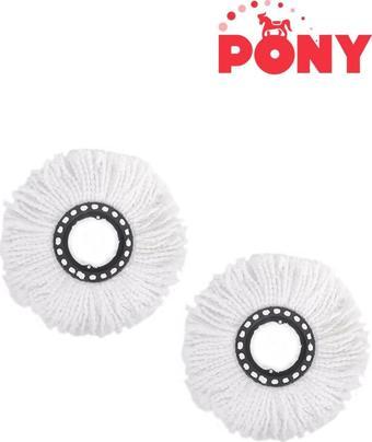 PONY 2 ADET OTOMATİK TEMİZLİK SETLERİNE UYUMLU MOP PASPAS