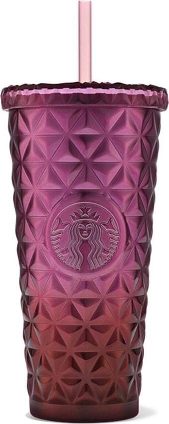 Starbucks Mor Paslanmaz Çelik Soğuk İçecek Bardağı Limited Edition 591 Ml