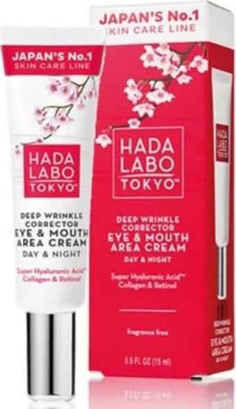 Hada Labo Tokyo Göz ve Ağız Çevresi Kırışıklık Karşıtı Krem 15 ML