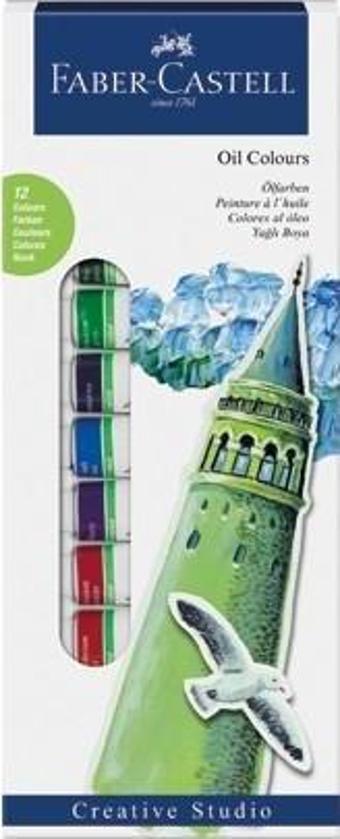 Faber-Castell  Yağlı Boya 12 renk 12 ml  tüp