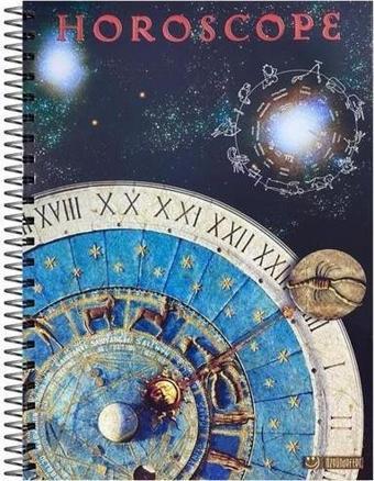 Özgün Horoscope A4 Double Karton Kapak Spiralli Defter 180 Yp. Çizgili