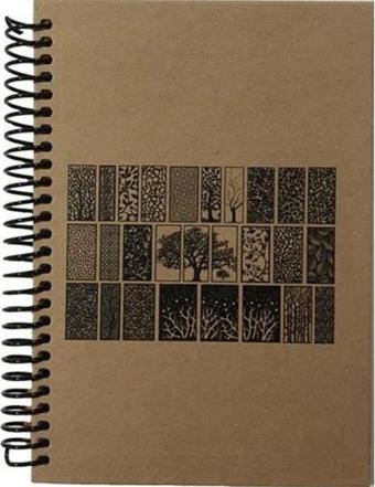 Tokaç A5 Kraft Kapak Spiralli Defter 100 Yaprak Kareli 