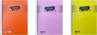 Umut U-DEEP A4 Spiralli Defter Pp. Kapak 120 Yp. 2 Kareli + 1 Çizgili