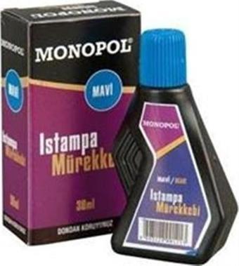 Monopol 1121 Istampa Mürekkebi Mavi