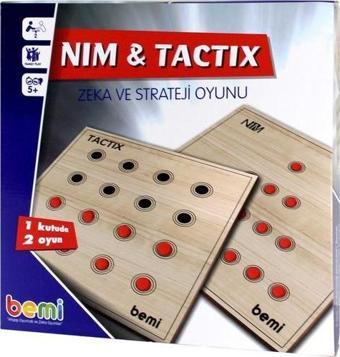 Bemi Nim &Tactix Ahşap Tabla Ve Boncuklar