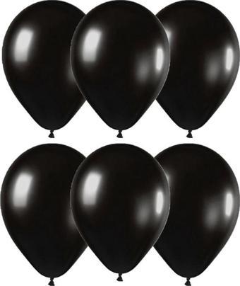 Gemar Metalik Balon İthal 100'LÜ Siyah