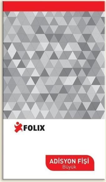 Folix Adisyon Fiş 9 x 16,5 Cm - Büyük 6 - Adet