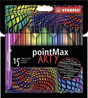 Stabilo Pointmax Arty Keçe Uçlu Kalem Seti 15'li