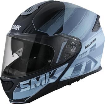 Smk Gullwing Tourleader Çene Açılır Kask - Gri/Siyah