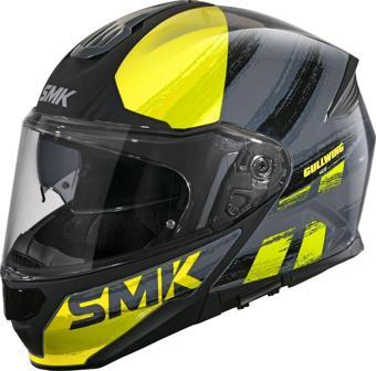 Smk Gullwing Tourleader Çene Açılır Kask - Sarı 