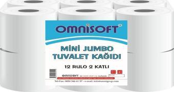 Omnisoft Mini Jumbo Tuvalet Kağıdı 12 Rulo