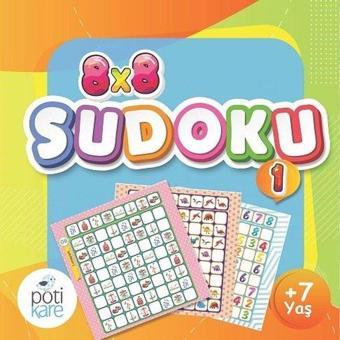 8x8 Çıkartmalı Sudoku-1 - Kolektif  - Pötikare Yayınları