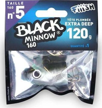 Fiiish Black Minnow BM160/5 BM624 Extra Deep 120gr Kaki Jig Head