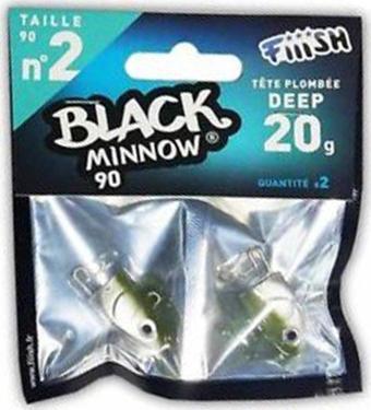 Fiiish Black Minnow BM90/2 BM775 Deep 20gr Kaki Jig Head