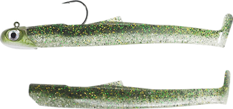 Fiiish Mud Digger MD65 / MD1452 Combo Medium 4gr Ghost Minnow-Kaki Head Silikon Yem