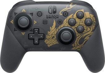 Nintendo Switch Pro Controller Monster Hunter Rise Edition Kablosuz Oyun Kolu PC Uyumlu