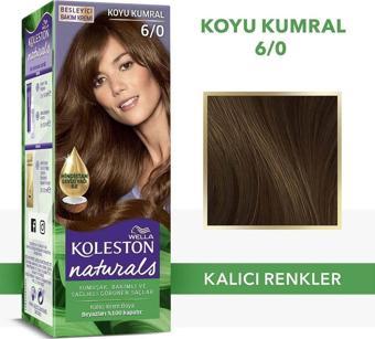 Wella Koleston Naturals Saç Boyası 6/0 Koyu Kumral