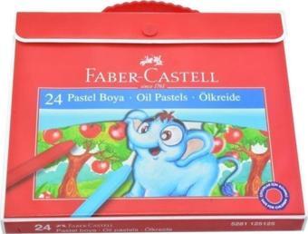 Faber-Castell Plastik Çantalı Tutuculu Pastel Boya 24 Renk