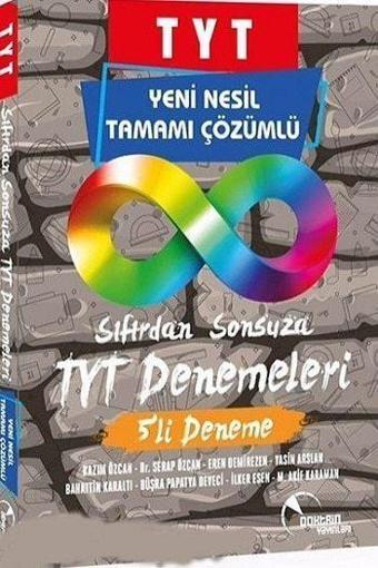 TYT Sıfırdan Sonsuza Denemeleri Yeni Nesil Tamamı Çözümlü 5 li Deneme Doktrin Yayınları - Doktrin Yayınları