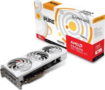 Sapphire Radeon RX7800XT Pure 16GB GDDR6 256Bit HDMI/DP Ekran Kartı