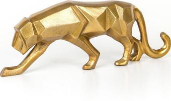 Euro Flora Metal Leopar Dekor 51,5x9x19 Cm