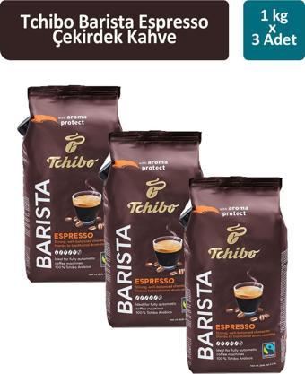Tchibo Barista Espresso Çekirdek Kahve 1000 gr x 3 Adet