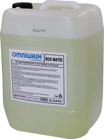 Omniwash Eco Matic Endüstriyel Sıvı Bulaşık Makinesi Deterjanı 20 L