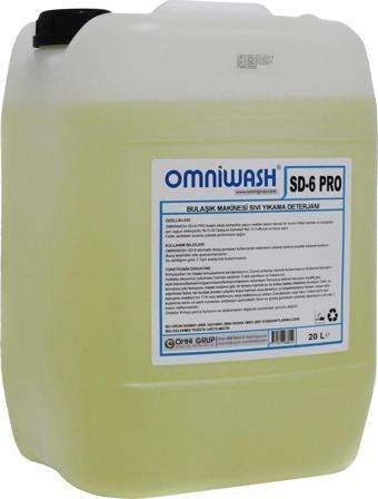 Omniwash SD-6 Pro 23,3 Kg Endüstriyel Bulaşık Makine Deterjanı