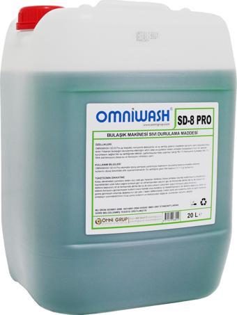 Omniwash SD-8 Pro 20 lt Endüstriyel Bulaşık Makinesi Parlatıcısı