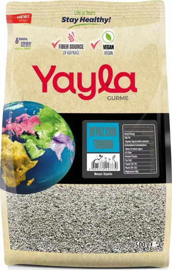 Yayla Gurme Beyaz Chia 500 gr