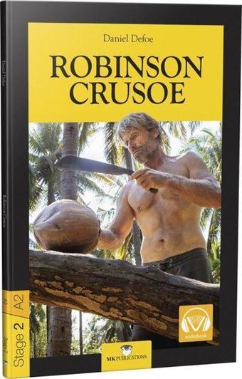 Stage-2 Robinson Crusoe - İngilizce Hikaye - Daniel Defoe - MK Publications