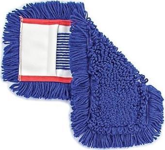 Omniclean UCTM N0036 Zincir Orlon Nemli Mop Yedeği 40 cm Mavi