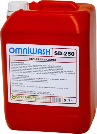 Omniwash SD-250 Sıvı Arap Sabunu 5000ml