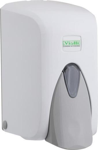 Omnipazar Vialli S5 Sıvı Sabun Dispenseri Aparatı Hazneli Beyaz 500 ml