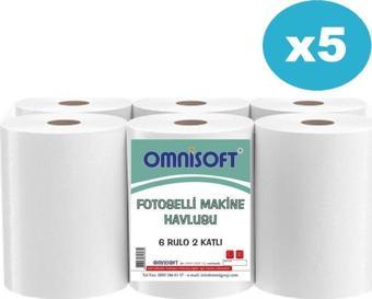 Omnisoft 5 Koli 21 cm Fotoselli Hareketli Kağıt Havlu 30 Rulo