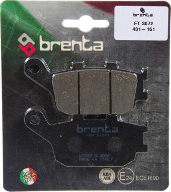 Brenta 431-161 1992-1999 Honda CBR 900 RR Uyumlu Arka Fren Balatası Organik Balata