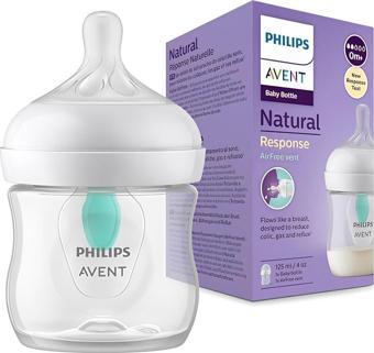 Philips Avent Natural Response Doğal Tepkili Airfree Antikolik Valfli Pp Biberon, 125Ml, 0 Ay - Cam Değildir