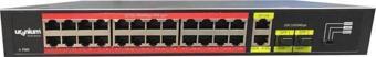 Uranium POE-G2422SFP-300W 24 Port 2xgb Rj45/2xsfp Uplink Gigabit Poe Switch