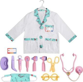 Enfal Let's Be Child Lc Doktor Seti ve Çocuk Kostümü Pembe LC30896